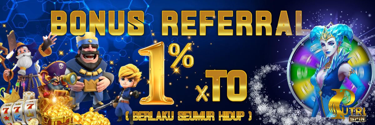 BONUS REFERRAL 1%